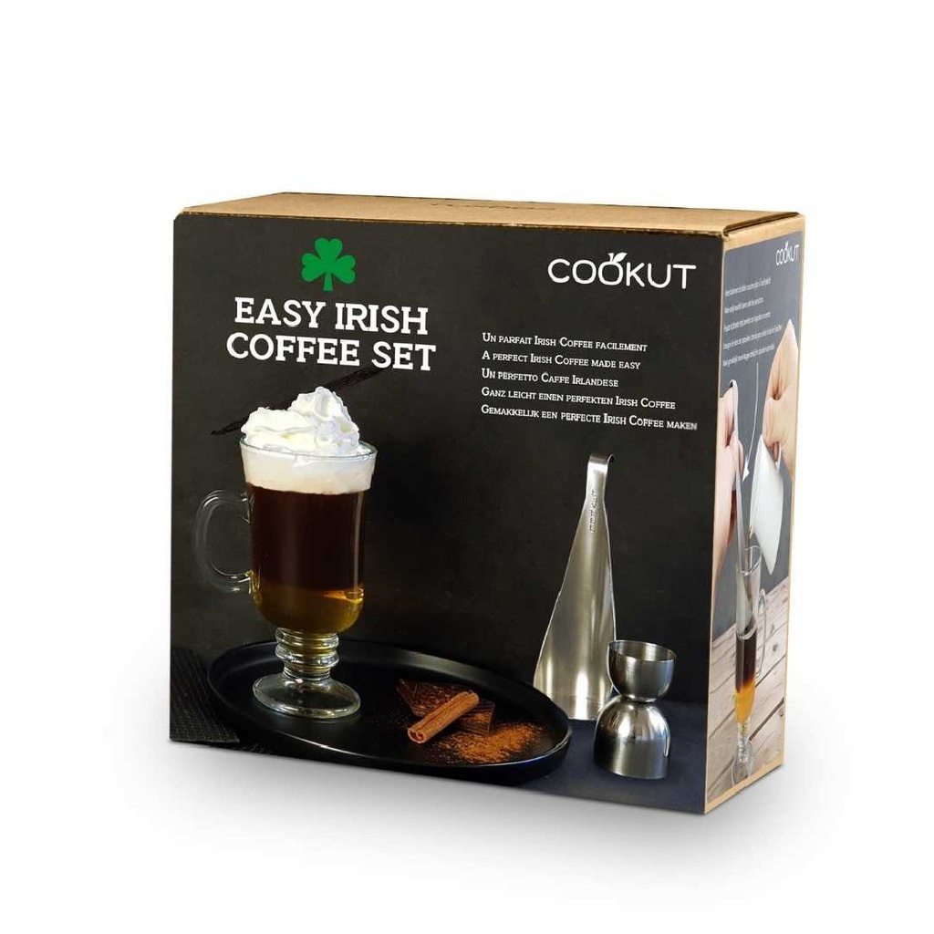 COOKUT - Coffret Irish coffee (2 pièces)