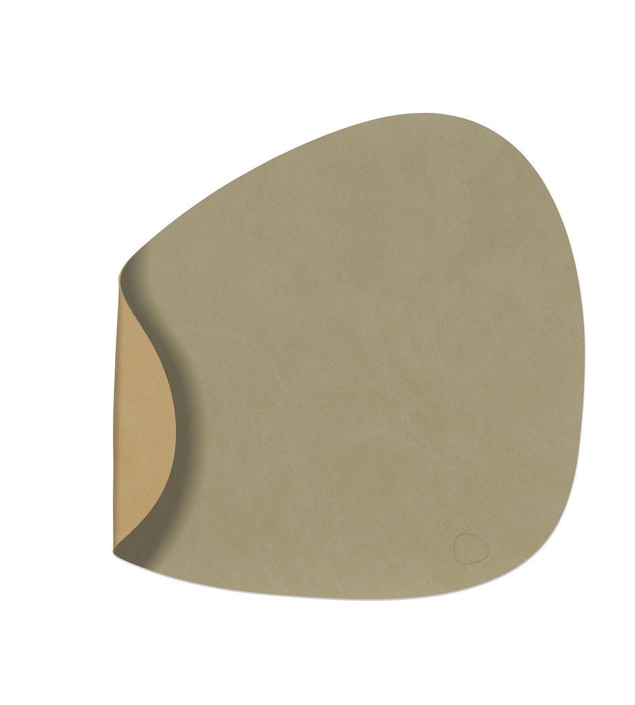 LINDDNA - Set de table Curve L Reversible (Nupo Herbal Dust/Khaki)