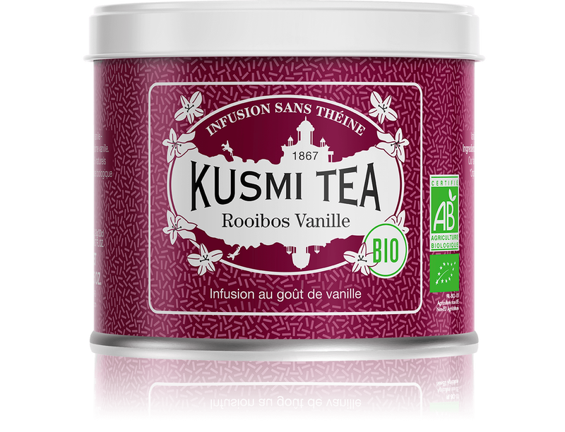 KUSMI TEA - ROOIBOS VANILLE Bio Infusion (boite 100g)