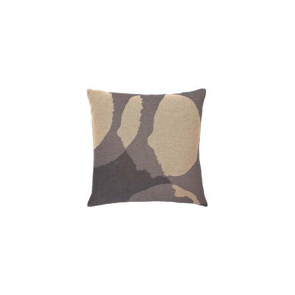 ETHNICRAFT - Coussin 50 x 50 Laine Noir gris crème (copie)