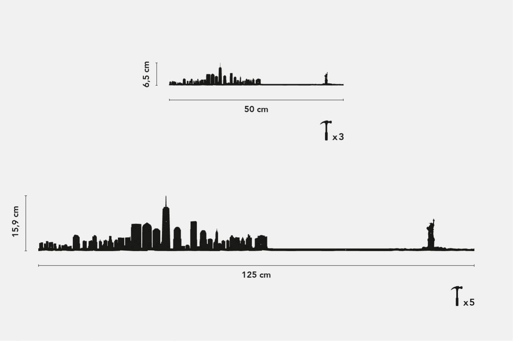 The Line - New York Noir 50cm