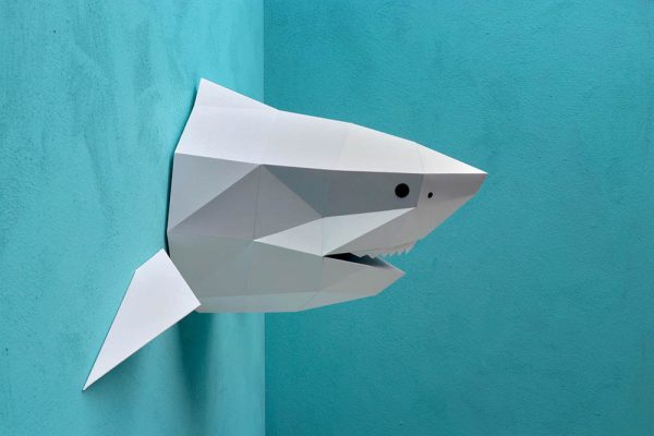 ASSEMBLI - Trophée papier REQUIN / SHARK