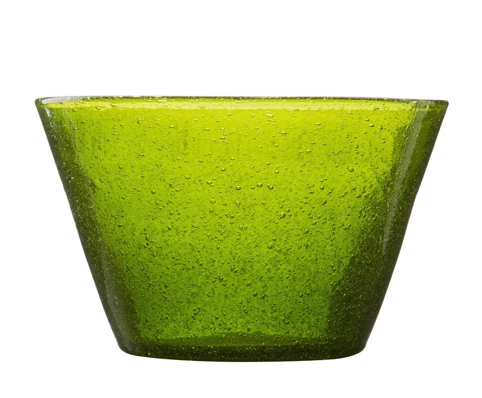 MEMENTO - BIG BOWL Verre soufflé Olive