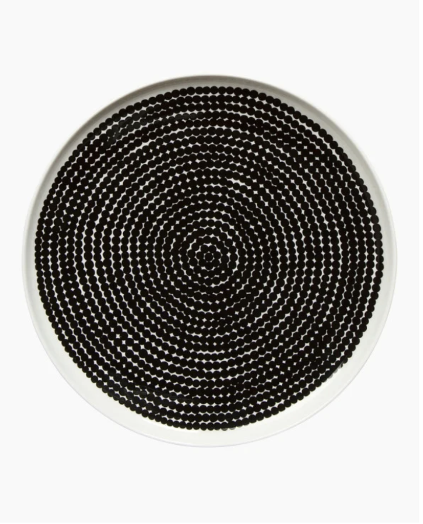 MARIMEKKO - Assiette 20cm UNIKKO Plate BLACK (copie)