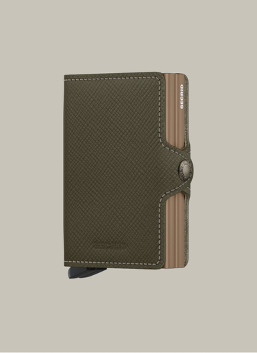 SECRID - TwinWallet Saffiano Olive