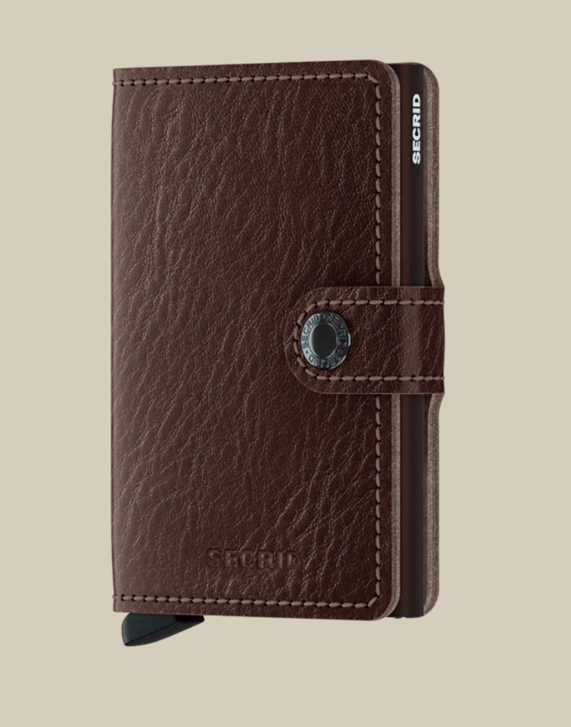 SECRID - MiniWallet Veg Espresso Brown