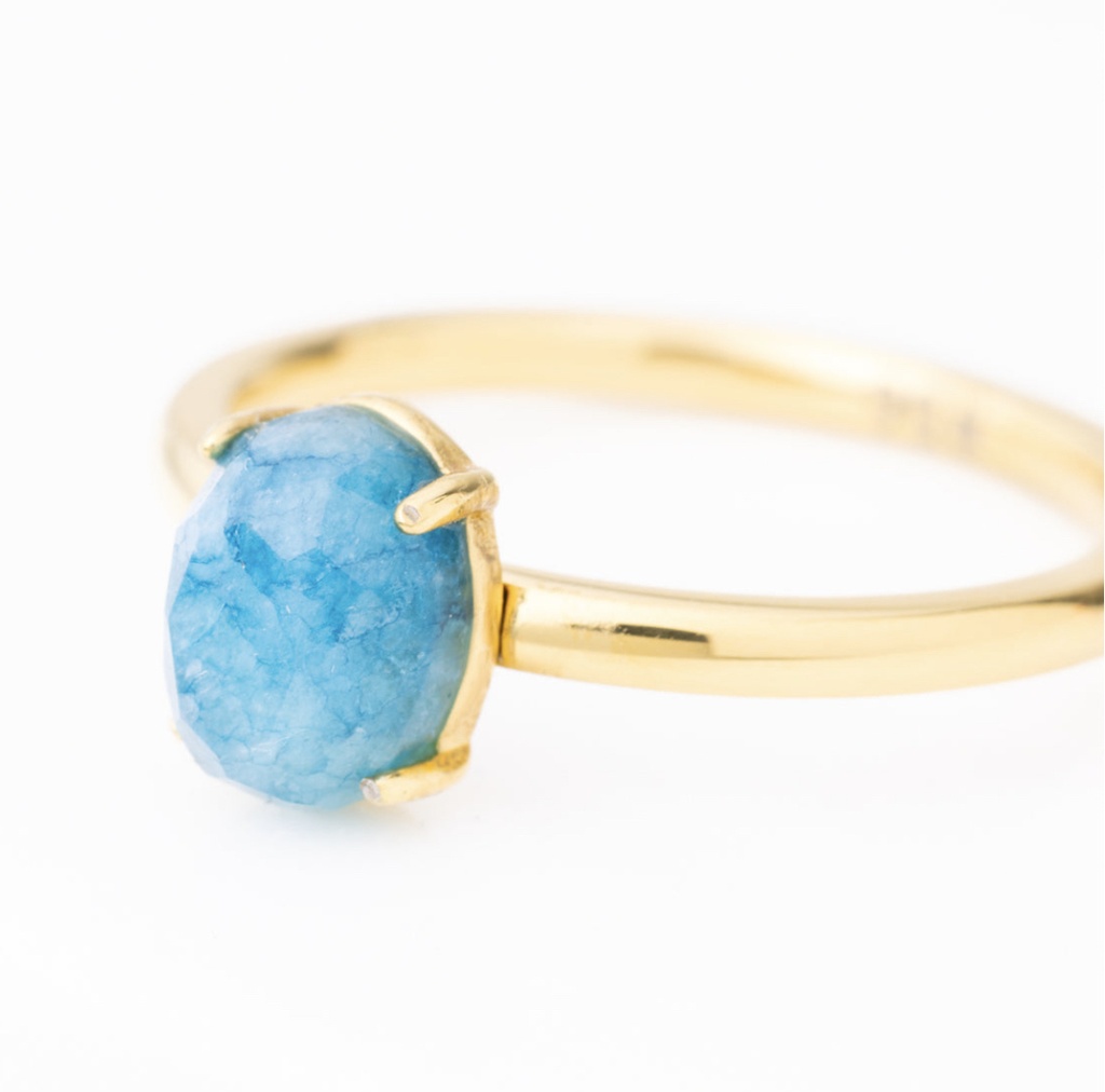 DIDYMA - Bague DELPHI Bleu (CRYSTAL)