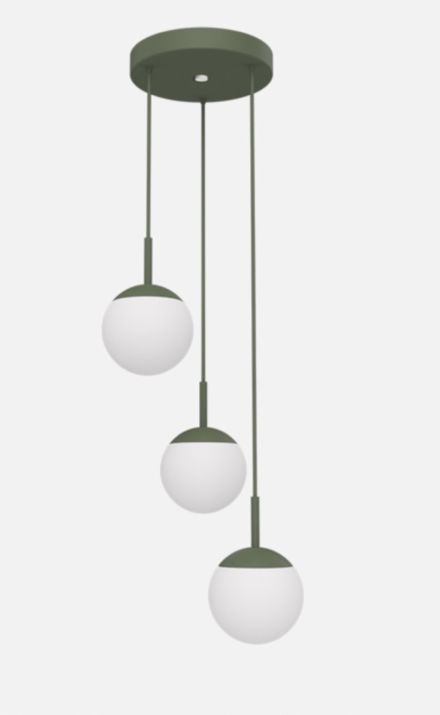 FERMOB - Lampe Suspension MOOON Triple Ø15cm