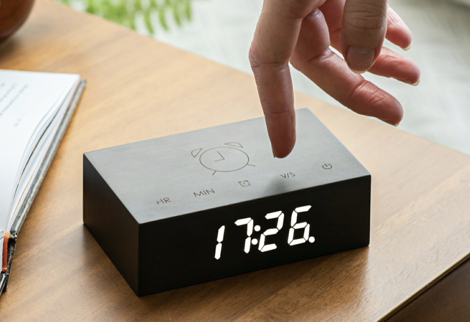 Gingko - FLIP CLICK CLOCK - Black