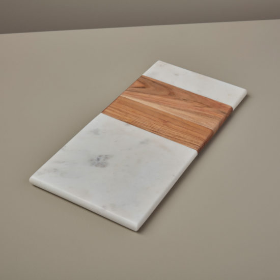 BE HOME - Planche Rectangulaire Marbre & Bois