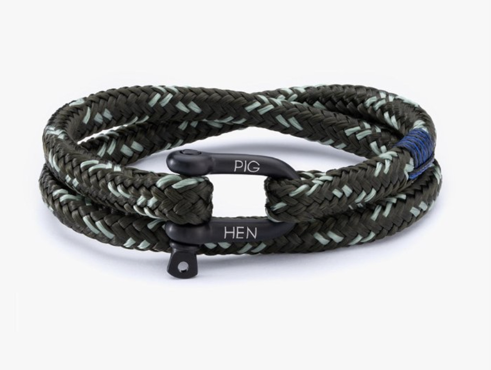 PIG & HEN - SALTY STEVE ARMY-ATLAS GREEN | BLACK