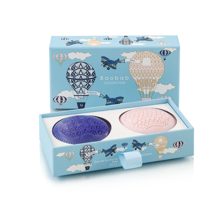 BAOBAB - Coffret Duo Savon solide MANHATTAN & PARIS