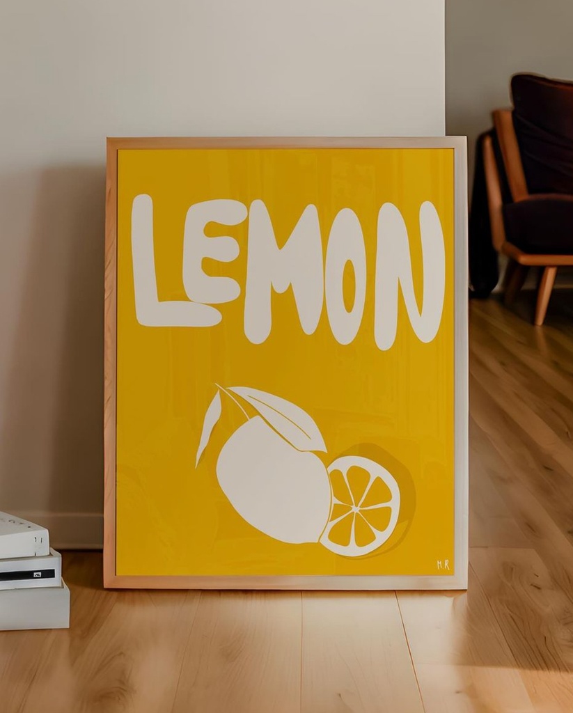 CARABOUTCHA - Poster LEMON 40x50cm