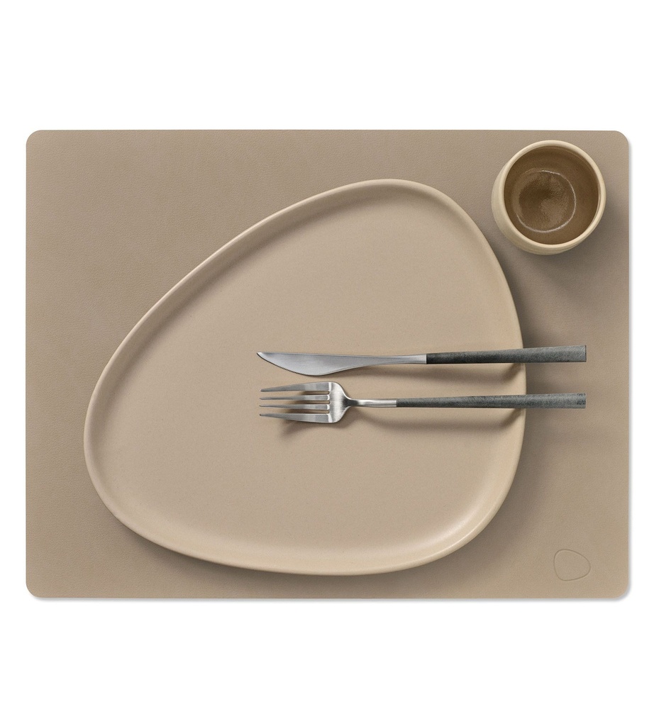 LINDDNA - Set de table Rectangle L Nupo Clay (Brown)