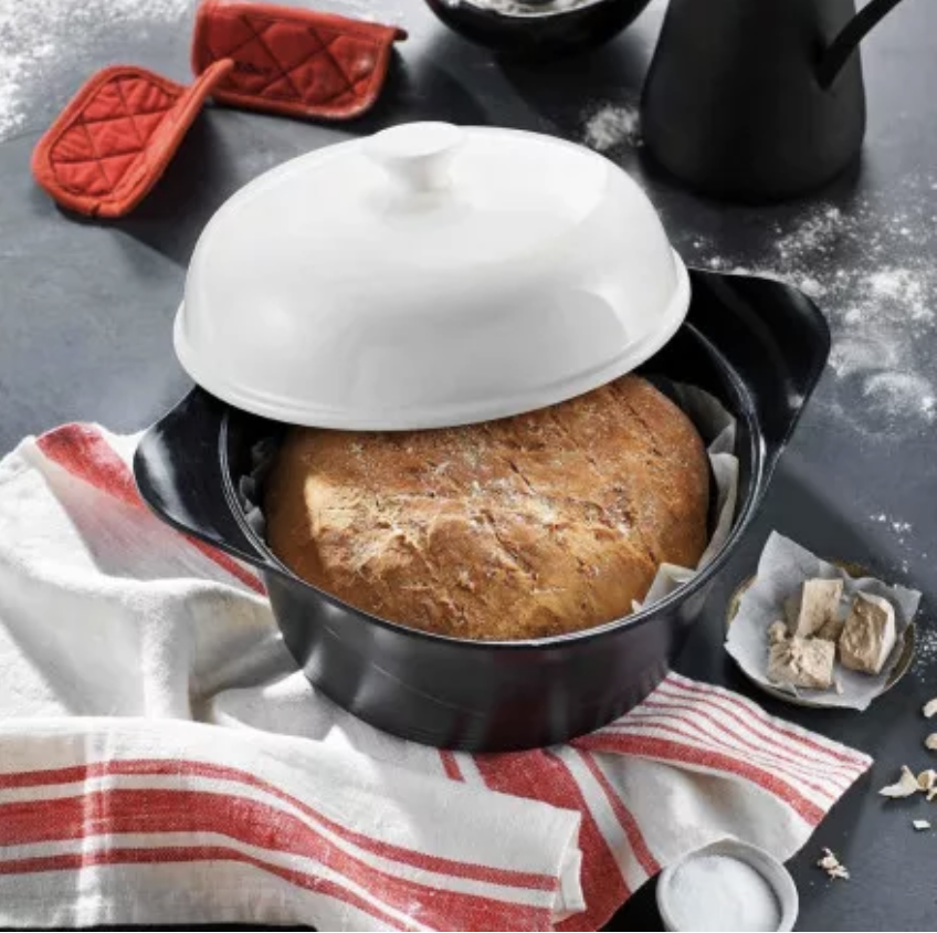 COOKUT - DÔME/CLOCHE À PAIN blanc POUR COCOTTE 28 CM