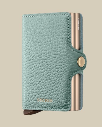 SECRID - TwinWallet PEBBLE Sea green