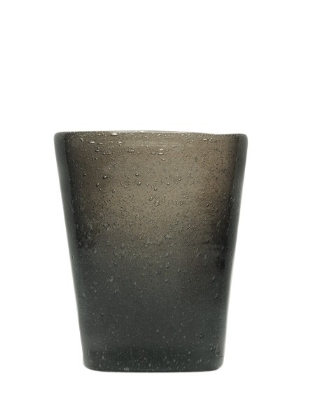 MEMENTO - Verre soufflé LINEA BALY Black Transparent