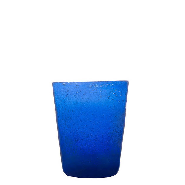 MEMENTO - Verre soufflé LINEA BALY Blue V.