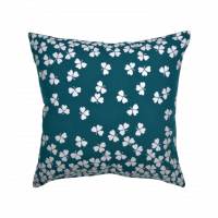 Fermob - Coussin Outdoor Trèfle 44 x 44cm Bleu canard