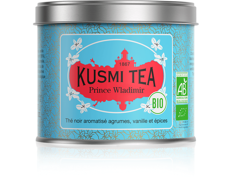 KUSMI TEA - PRINCE VLADIMIR Bio Thé noir (boite 100g)