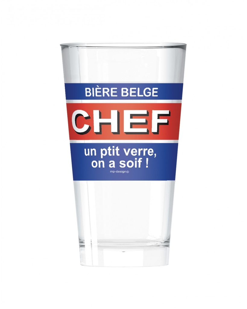 MP DESIGN - Verre à bière "Santé Fieu" (copie)