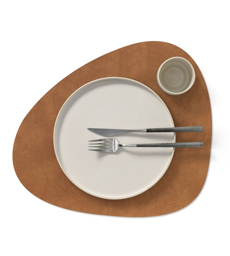 LINDDNA - Set de table Curve L Clay (Nature)