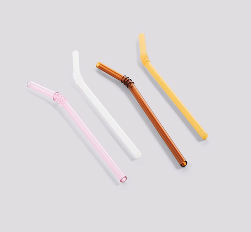 HAY - Pailles SIP SWIRL Straws (Pack de 4)